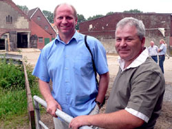 Rozek Grzegorz (l.) und Tomasz Krupa gehören zur 22-köpfigen Delegation aus Koronowo.Fotos: -sff-